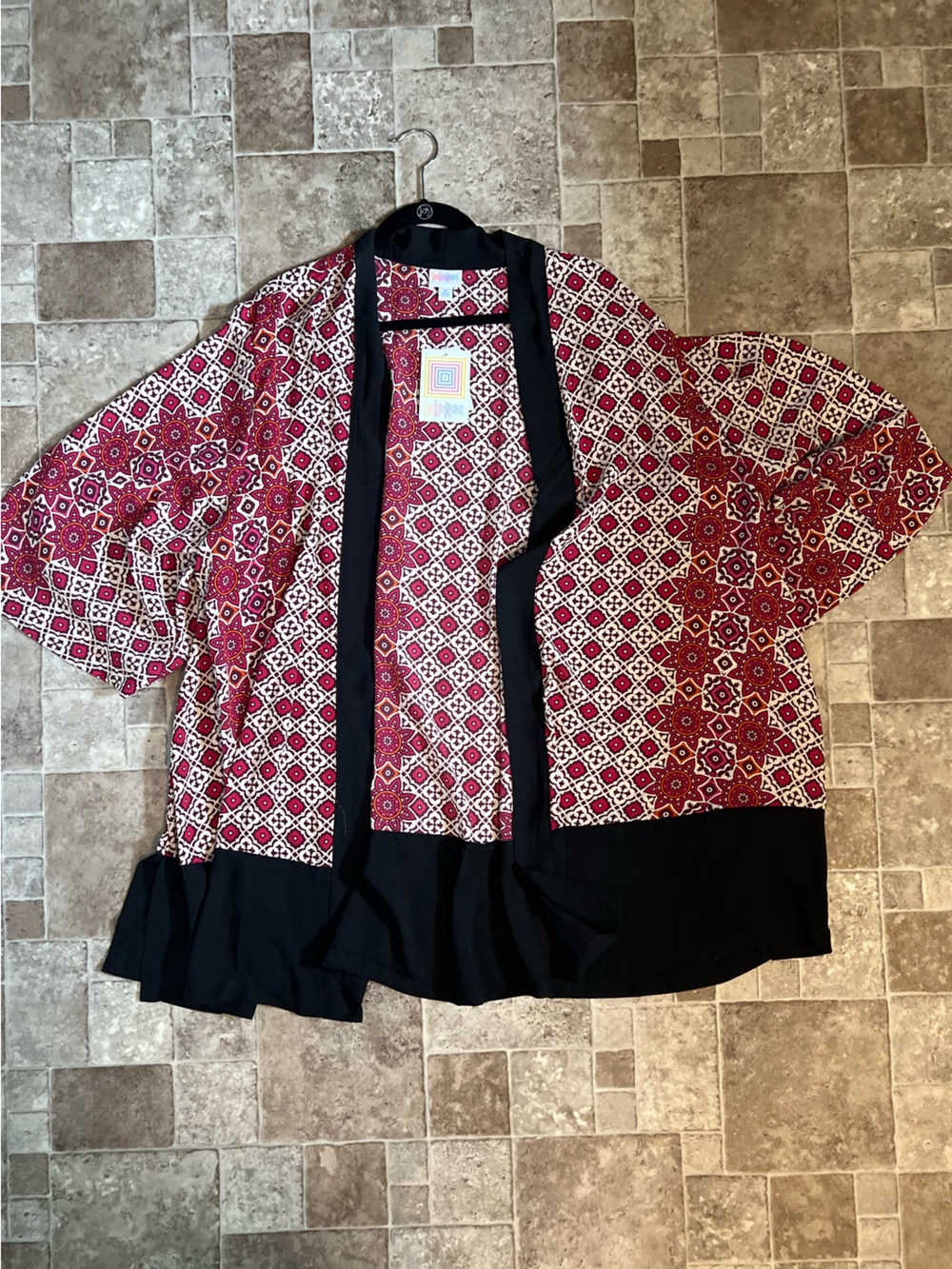 XL (20W-26W) LuLaRoe Aurora Bell Sleeve Kimono